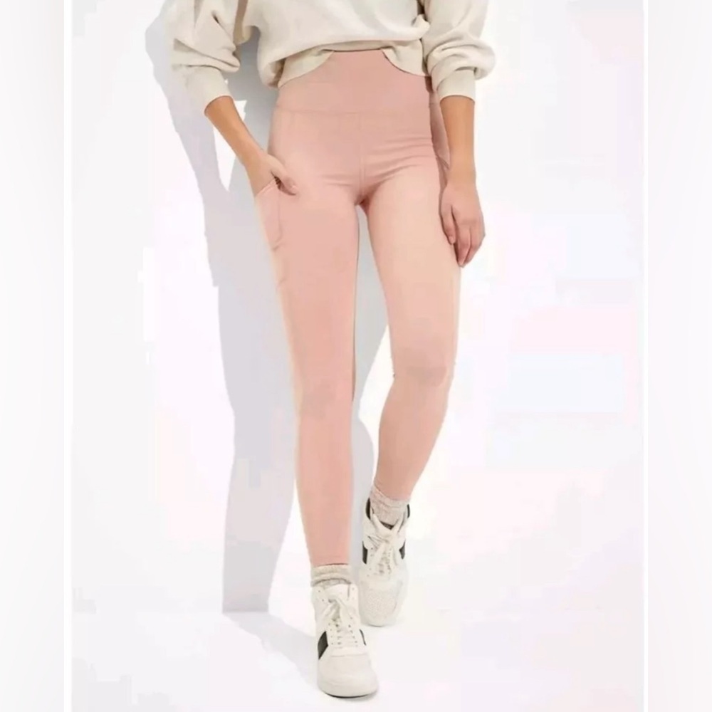 American Eagle The Everything Pocket Highest Waist Legging NWT XL or M pastel
